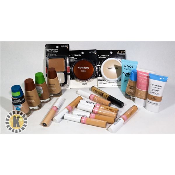 ASSORTED BAG OF MAKE-PU PRODUCTS INCLUDES NYX