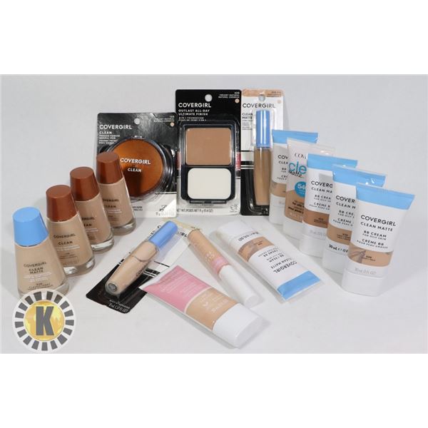 ASSORTED BAG OF MAKE-PU PRODUCTS INCLUDES NYX