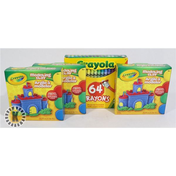 BAG OF NEW CRAYOLA  CRAYONS