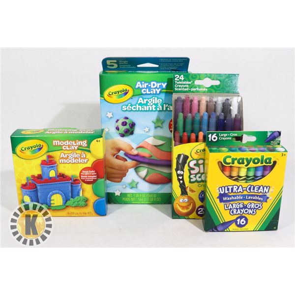 BAG OF NEW CRAYOLA  CRAYONS