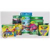 Image 1 : BAG OF NEW CRAYOLA  CRAYONS