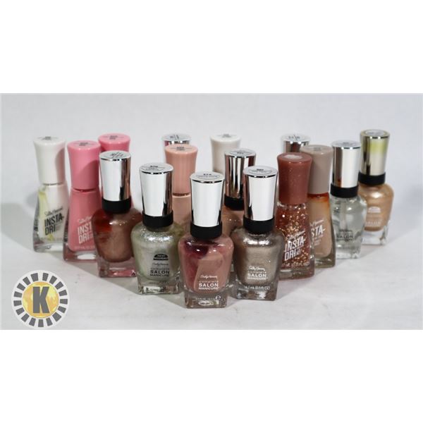 ASSORTED BAG OF SALLY HANSEN NAIL POLISH