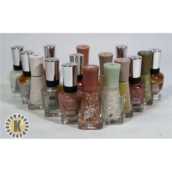 ASSORTED BAG OF SALLY HANSEN NAIL POLISH