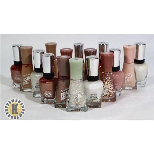 ASSORTED BAG OF SALLY HANSEN NAIL POLISH