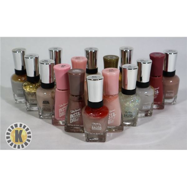 ASSORTED BAG OF SALLY HANSEN NAIL POLISH