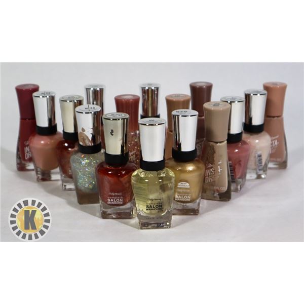 ASSORTED BAG OF SALLY HANSEN NAIL POLISH
