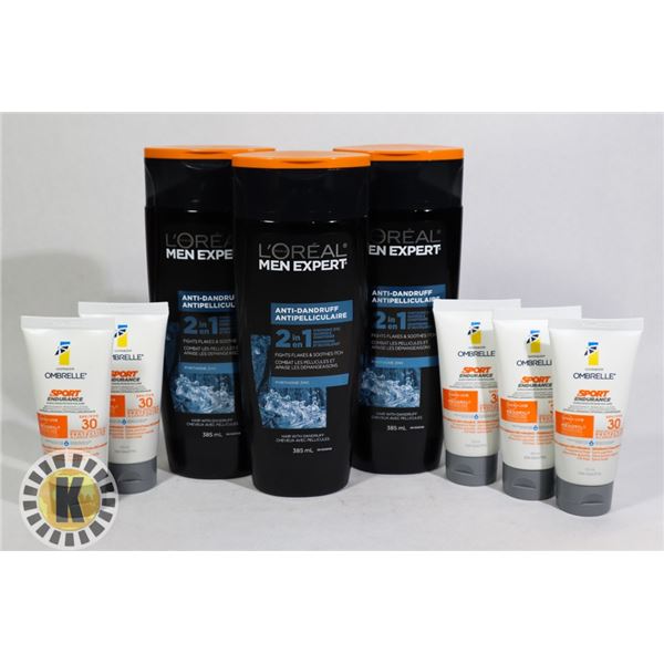 BAG OF L'OREAL MEN EXPERT & GARNIER OMBRELLE