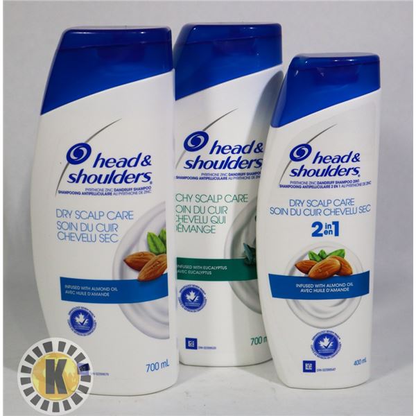 BAG OF HEAD & SHOULDERS HAIR PRODUCTS