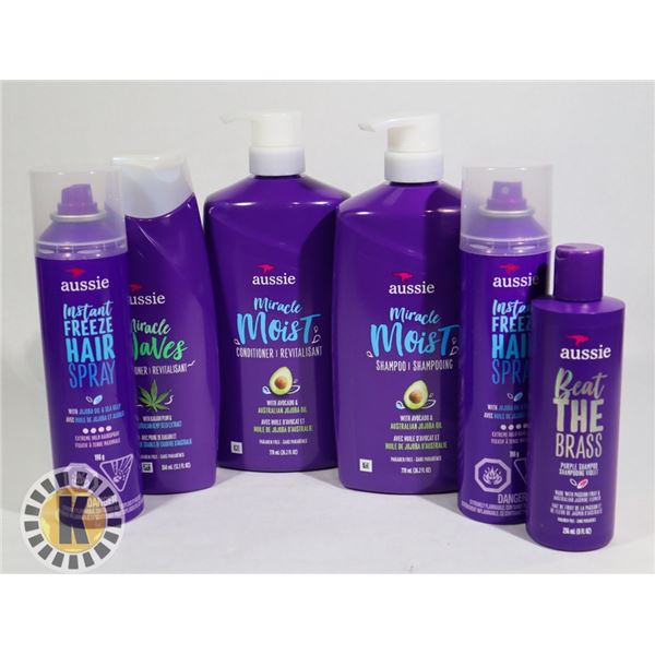 BAG OF AUSSIE MIRACLE MOIST HAIR WASH PRODUCT