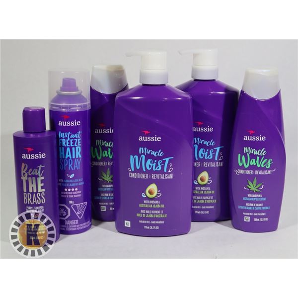 BAG OF AUSSIE MIRACLE MOIST HAIR WASH PRODUCT