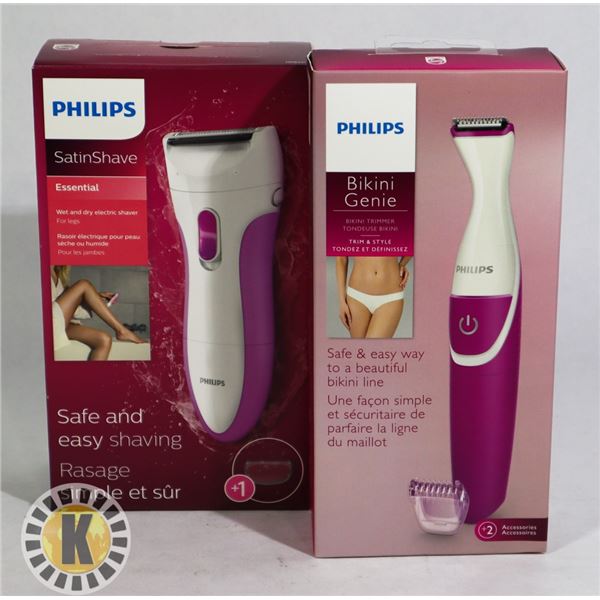 BAG OF PHILIPS SHAVING KIT