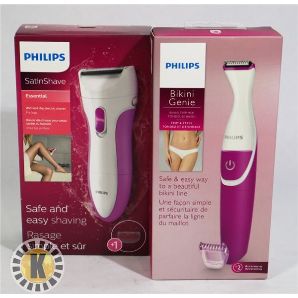 BAG OF PHILIPS SHAVING KIT