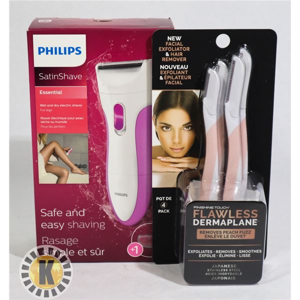 BAG OF PHILIPS SHAVING KIT