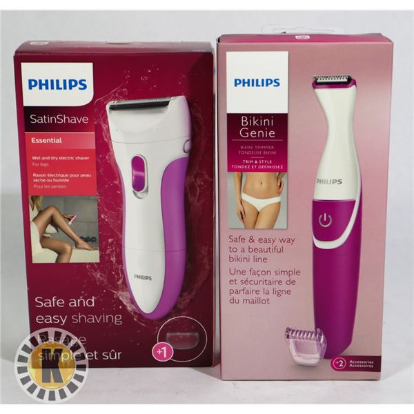 BAG OF PHILIPS SHAVING KIT