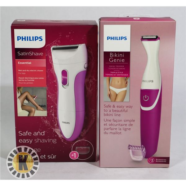 BAG OF PHILIPS SHAVING KIT