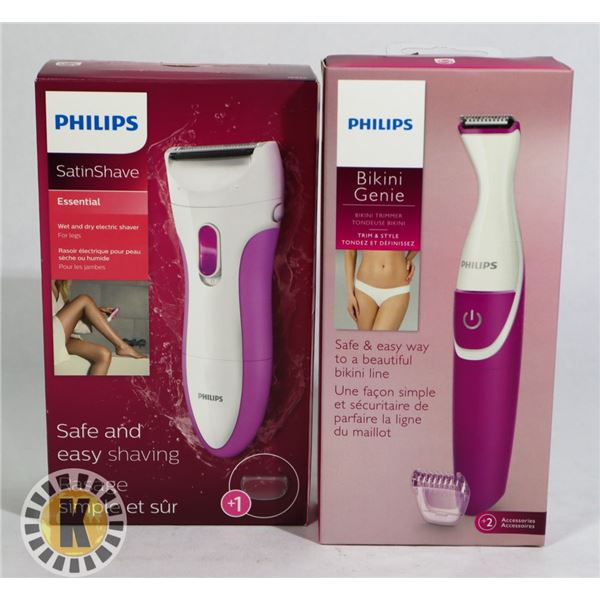 BAG OF PHILIPS SHAVING KIT