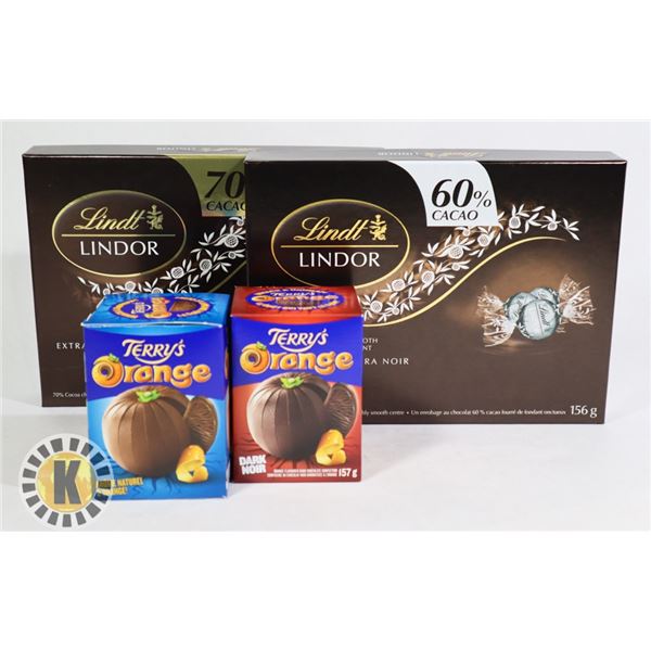 BAG OF LINDT LINDOR & TERRY'S ORANGE