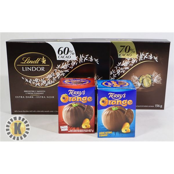 BAG OF LINDT LINDOR & TERRY'S ORANGE