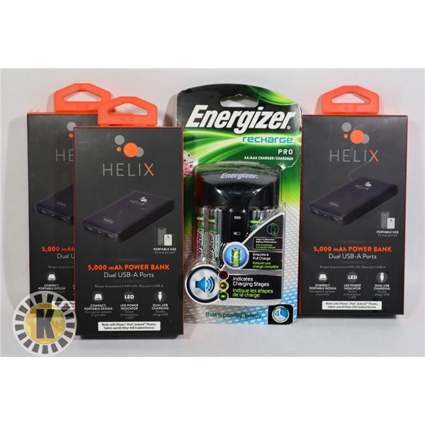 BAG OF HELIX 5,000 mAh POWER BANK