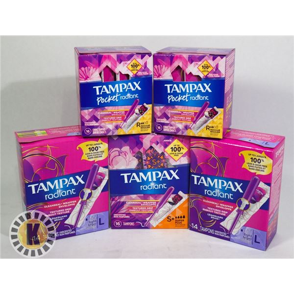 BAG OF TAMPAX POCKET RADIANT