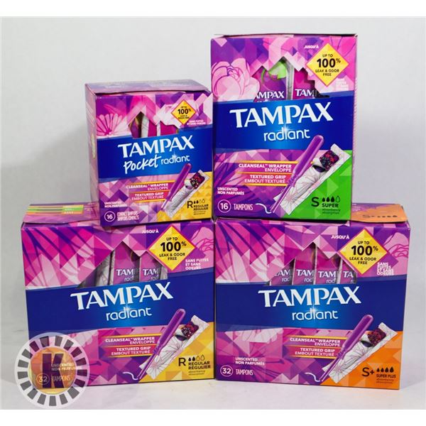 BAG OF TAMPAX POCKET RADIANT