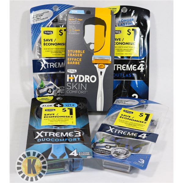 BAG OF SCHICK  XTREME3