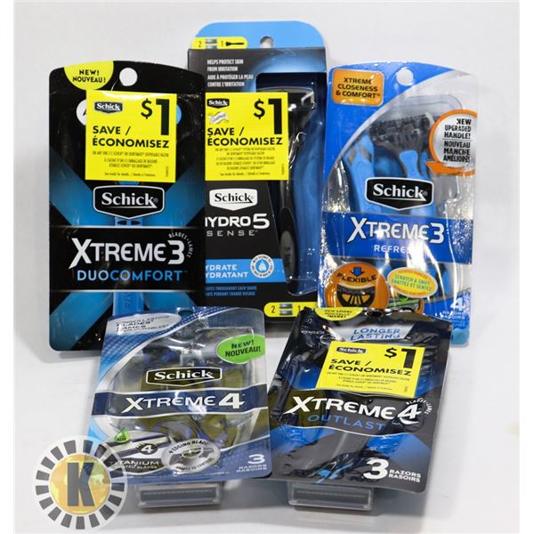 BAG OF SCHICK  XTREME3