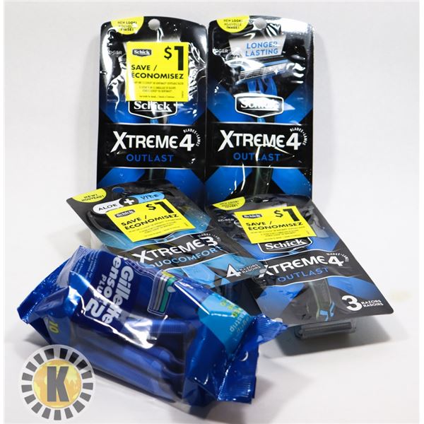 BAG OF SCHICK  XTREME3