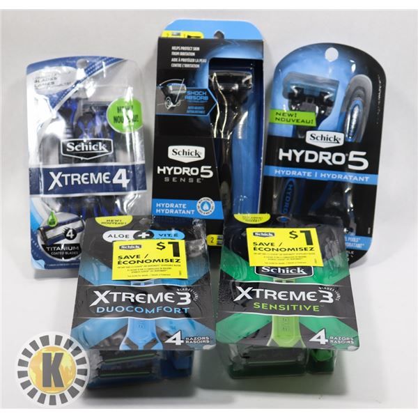 BAG OF SCHICK  XTREME3