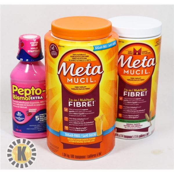 META MUCIL FIBRE THERAPY AND PEPTO-BIDMOL EXTRA