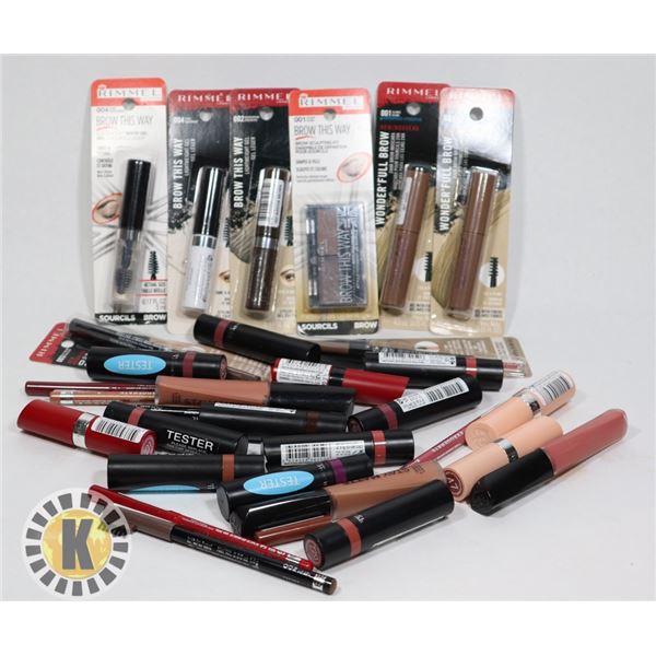 BAG OF ASSORTED RIMMEL COSMETIC PRODUCT