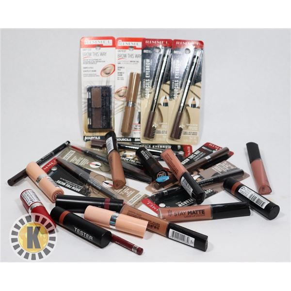 BAG OF ASSORTED RIMMEL COSMETIC PRODUCT
