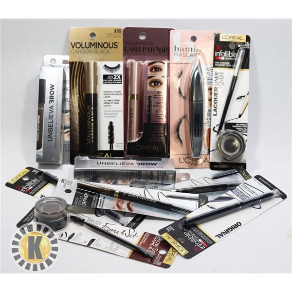 ASSORTED BAG OF L'OREAL MAKE-UP PRODUCT