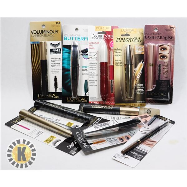 ASSORTED BAG OF L'OREAL MAKE-UP PRODUCT