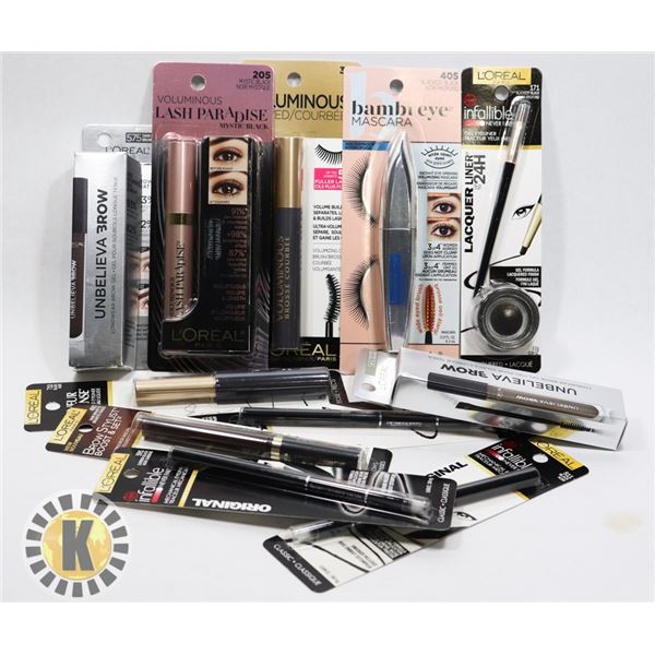 ASSORTED BAG OF L'OREAL MAKE-UP PRODUCT