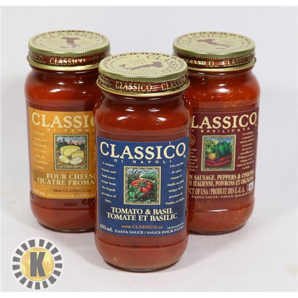 BAG OF CLASSICO TOMATO SAUCE