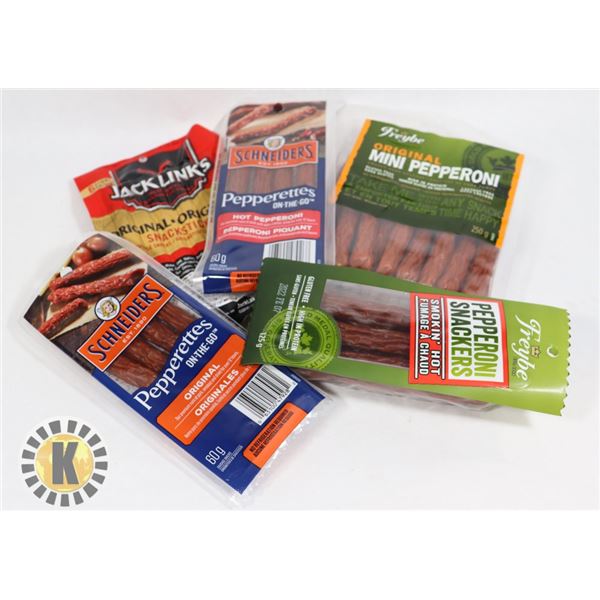 BAG OF ASSORTED MEAT SNACKS