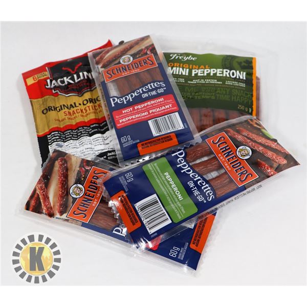 BAG OF ASSORTED MEAT SNACKS