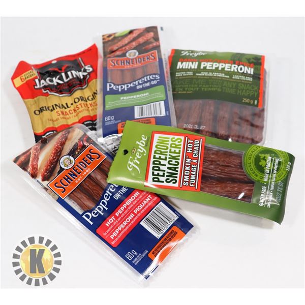 BAG OF ASSORTED MEAT SNACKS