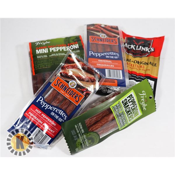 BAG OF ASSORTED MEAT SNACKS