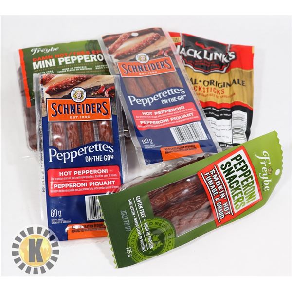 BAG OF ASSORTED MEAT SNACKS