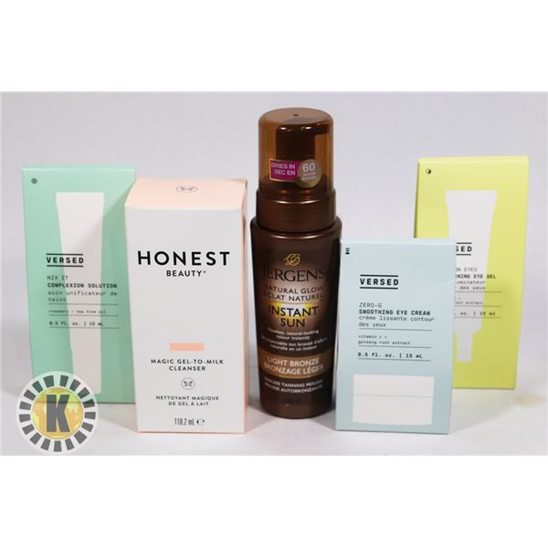 ASSORTED BAG OF SKIN CARE PRODUCTS