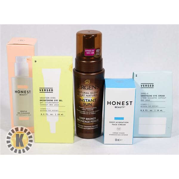 ASSORTED BAG OF SKIN CARE PRODUCTS