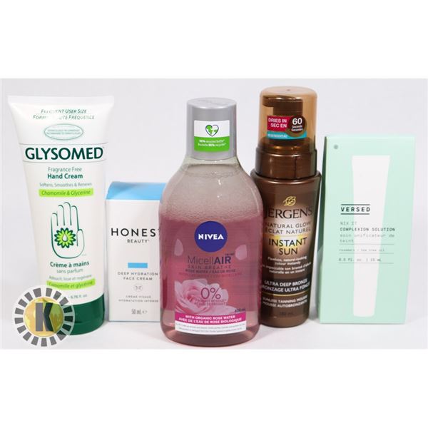 ASSORTED BAG OF SKIN CARE PRODUCTS