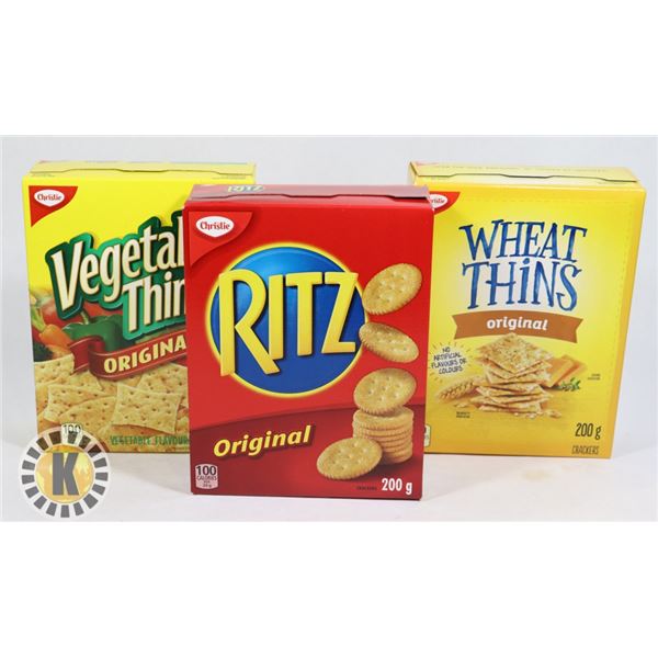 ASSORTED BAG OF SNACKS INCLUDES RITZ