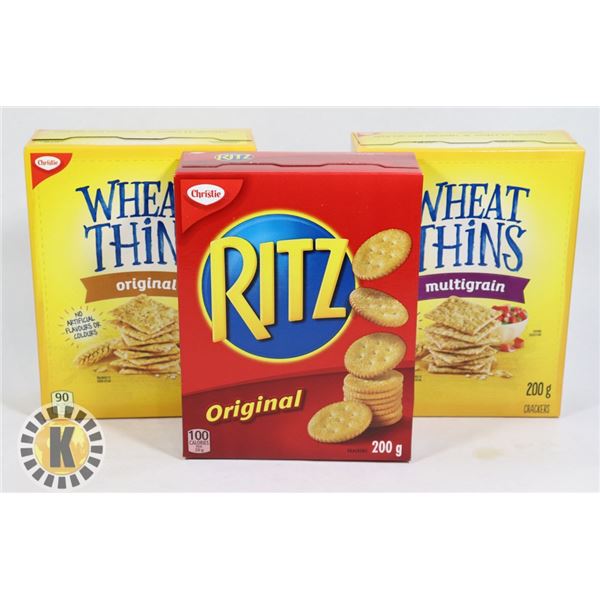 ASSORTED BAG OF SNACKS INCLUDES RITZ