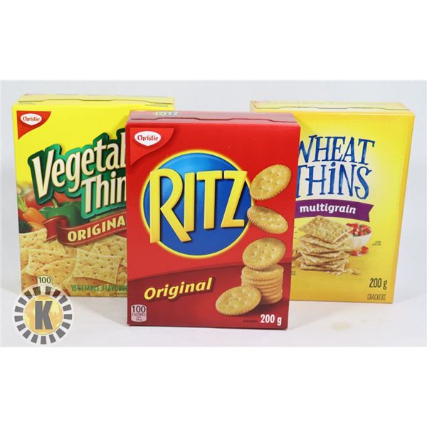 ASSORTED BAG OF SNACKS INCLUDES RITZ