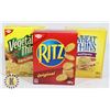 Image 1 : ASSORTED BAG OF SNACKS INCLUDES RITZ