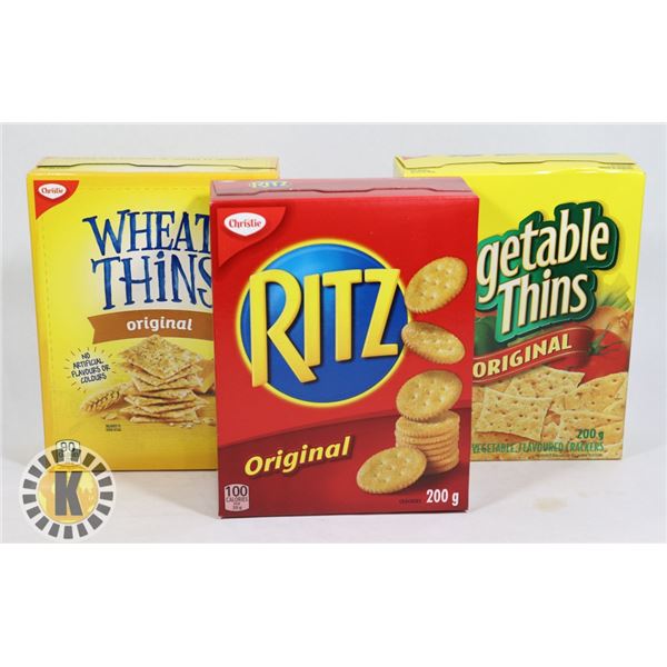ASSORTED BAG OF SNACKS INCLUDES RITZ