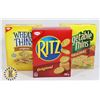 Image 1 : ASSORTED BAG OF SNACKS INCLUDES RITZ